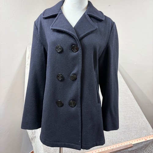 Lands end vintage navy wool - lands,