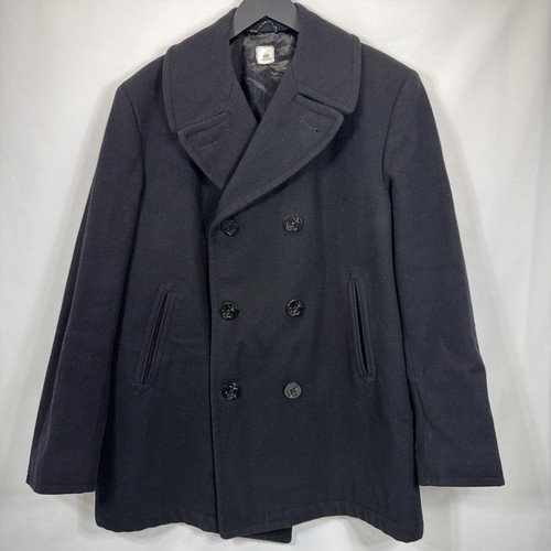Navy issued peacoat - issued,
