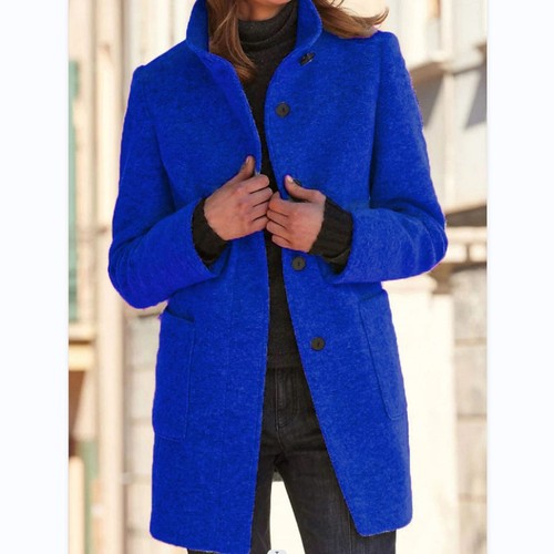Fashion stand collar - fashion, woolen
